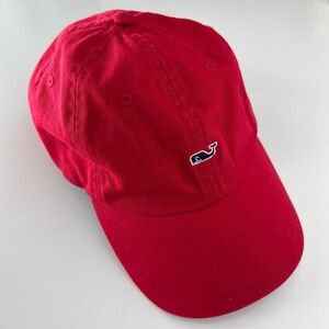 Vineyard Vines Classic Red Baseball Cap Unisex One Size